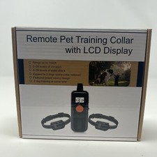 Remote Pet Training Collar with LCD Display