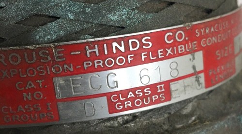 ECG618 CROUSE HINDS NO FLEX COUPLING 2-INCH X 18-INCH BRONZE NEW OTHER - Picture 2 of 6