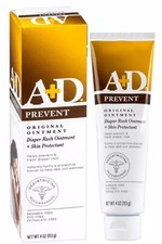 A D Original Diaper Rash Ointment  Skin Protectant Tattoo  Wound care 4oz 3/26