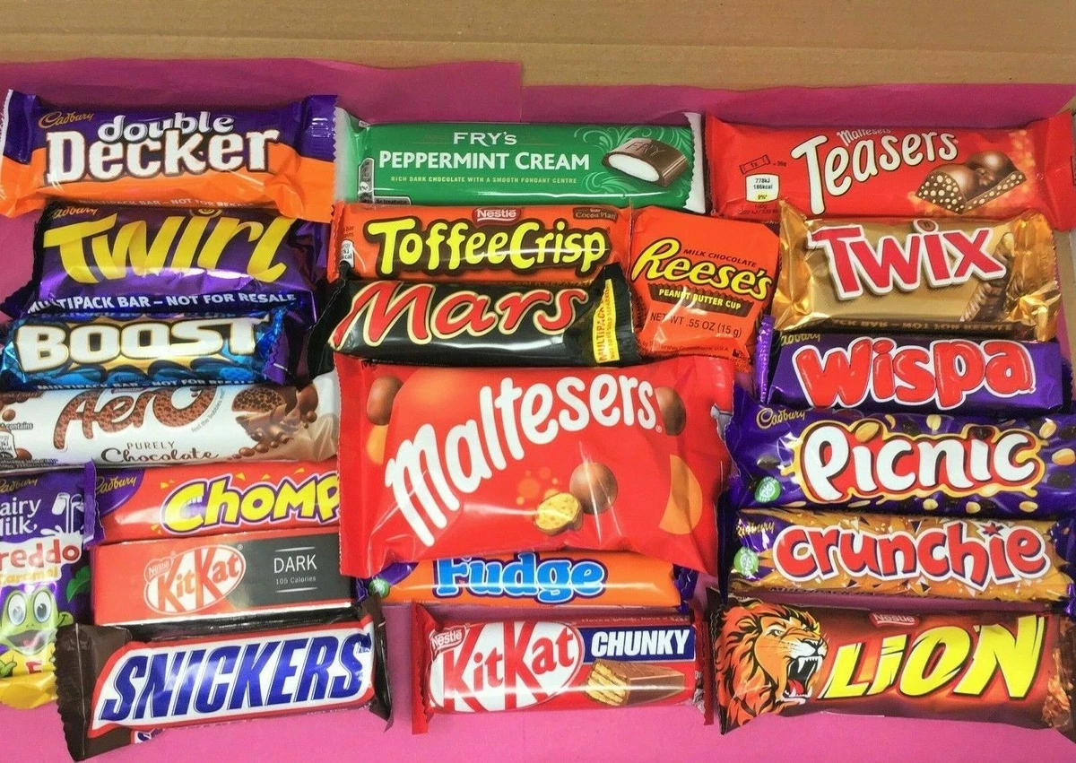 Valentine Variety Chocolate Huge 21 Bar UK Gift Cadbury Nestle