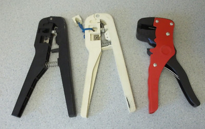 Telephone Installation Tools Telephone wire crimping tools 3 total telephone line installation tools ...