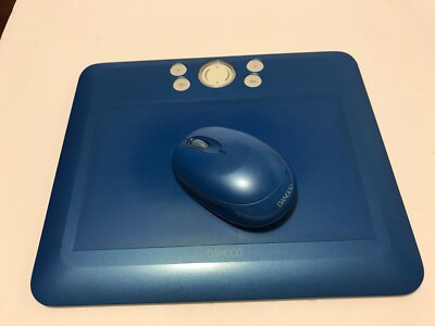 Wacom CTE-650 Bamboo Fun Graphic Writing Tablet with Mouse NO PEN