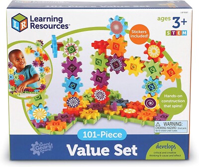 Learning Resources Gears! 101Piece Value Set, Multi