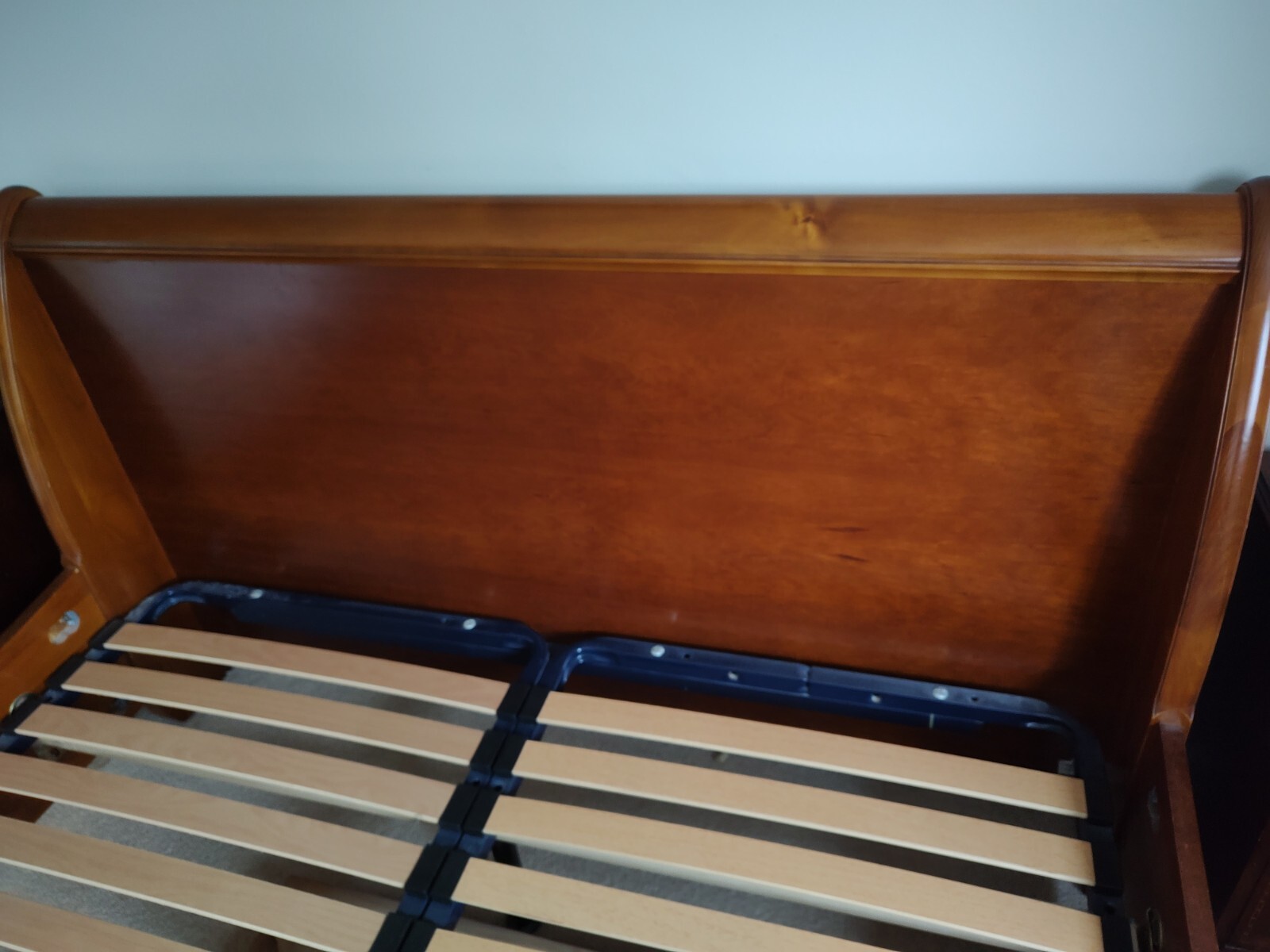 King Size Solid Wood Sleigh Bed Frame eBay