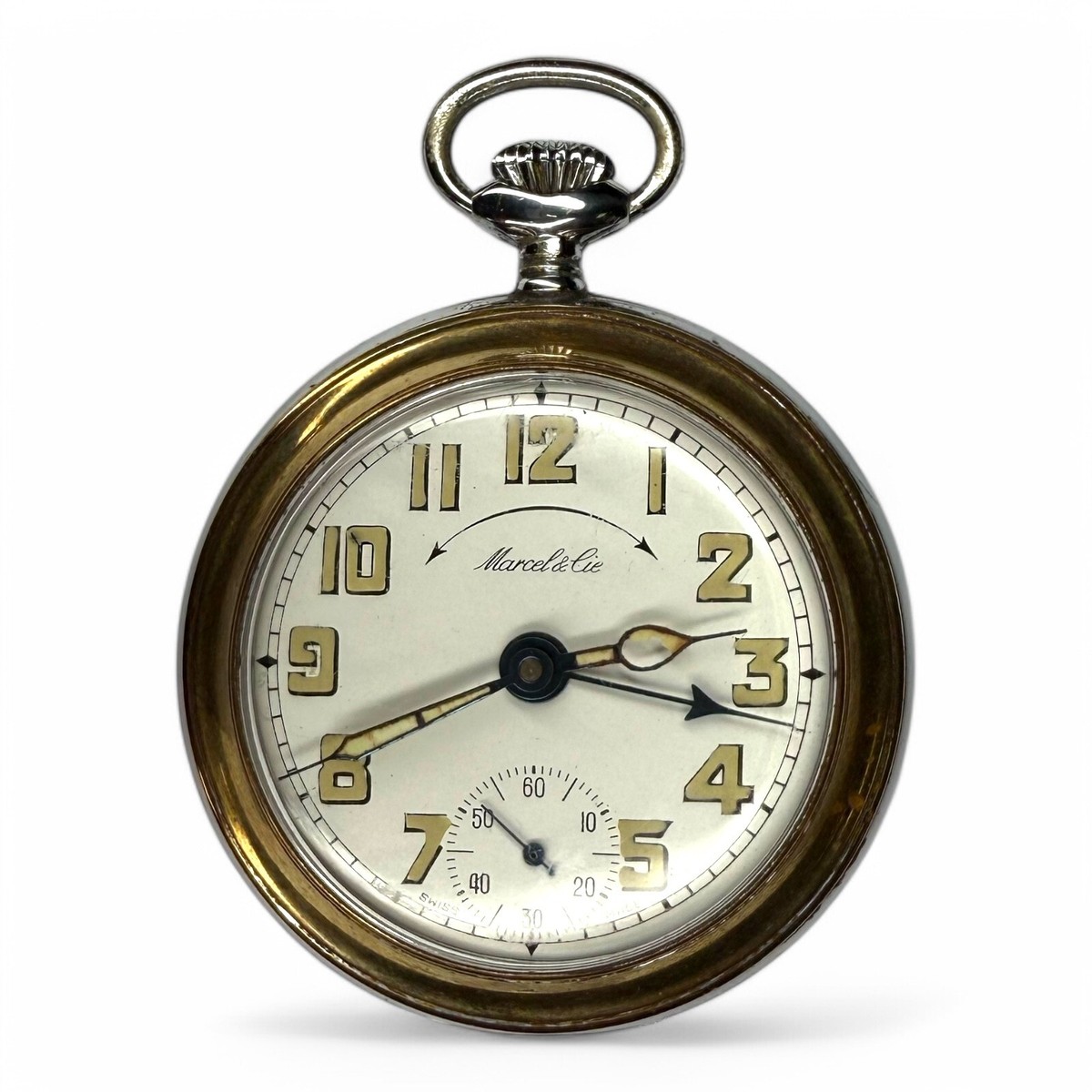 Marcel & Cie Alarm Pocket Watch Brevet 227383 - Working | eBay
