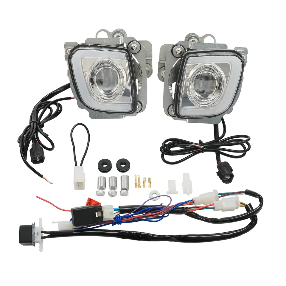 Kit de phares antibrouillard LED rectangulaires pour Honda Goldwing GL1800 F6B - Photo 4/4