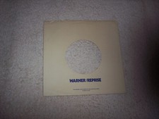 WARNER/REPRISE RECORDS 7 INCH 45 RPM ORIGINAL SLEEVE ONLY NO SPLITS 338