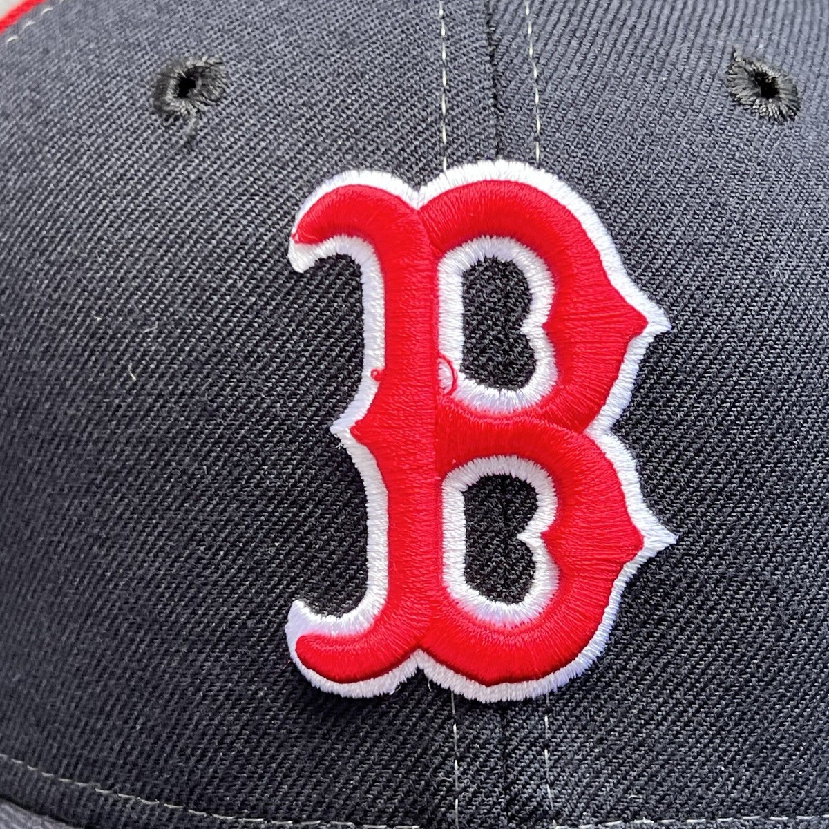 Vintage Boston Red Sox New Era 2 Tone Color Block 59Fifty Sz