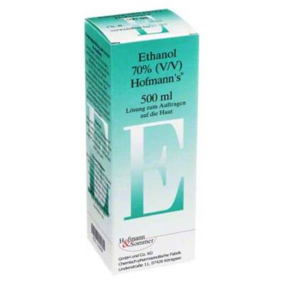 Ethanol 70% V / V Hofmann`s · 500 ml · PZN 01038884