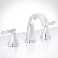 Miseno Elysa 1.2 GPM Widespread Bathroom Faucet in Polished Chrome w/Push-Pop Dr