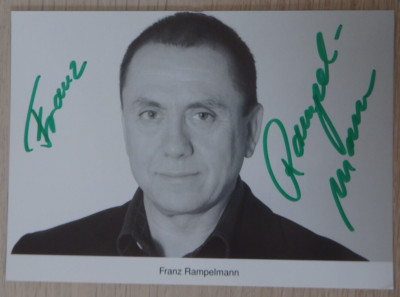 Autogramm deutscher Schauspieler Franz Rampelmann ''Lindenstraße'' (105279)