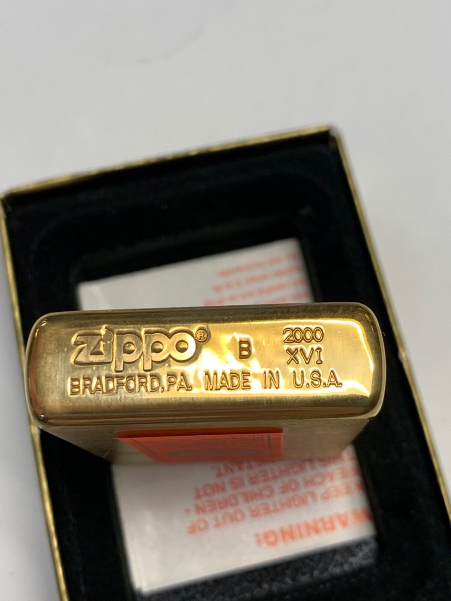 ZIPPO BUDWEISER MILLENNIUM LIMITED EDITION 2000 B XVI ZIPPO ZIPPO BUDWEISER MILLENNIUM LIMITED EDITION 2000 B XVI ZIPPO