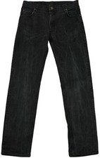 Lee Brooklyn Mens Regular Tapered Jeans Dark Grey Denim Size W34 L34 Authentic