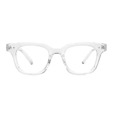 J.Crew Womens Blue-Light Blocking Glasses With Carrying Pouch & Cleaning Cloth