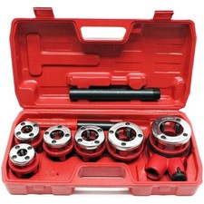 KIT FILIERA FILIERE PER TUBI TUBO IDRAULICI IDRAULICO 6pz FILETTATURA