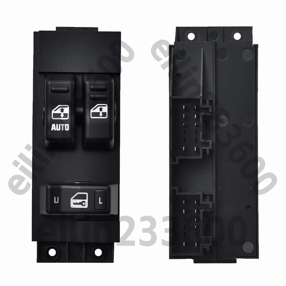 99-02 Silverado Sierra Power Window Switch Set Driver + Passenger Red LED - Image 4 of 4