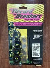 NEW Vintage 1989 Record Breakers World of Speed Knobby/Clutch Wheel Tires Hasbro