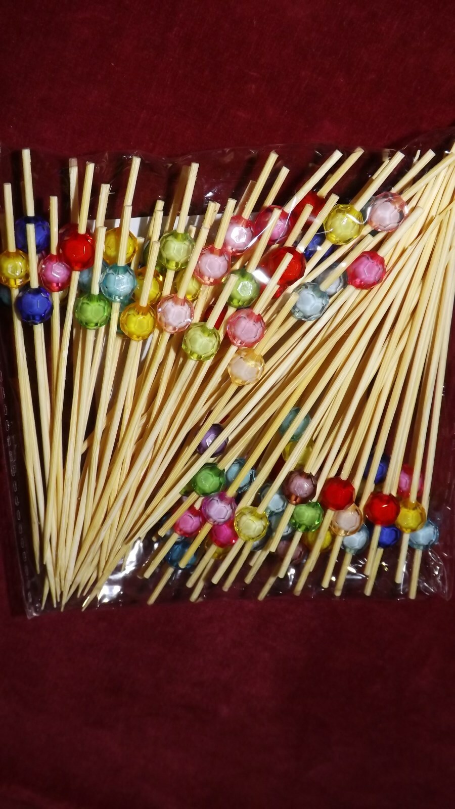 Fingerfood Spieße Perle BIO Einweg - 12 cm - Bambus Kompostierbar 100 -2000 St