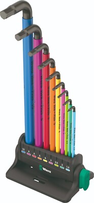 Wera 950/9 Hex-Plus Multicolor 3 L-Key Set Metric 05133165001