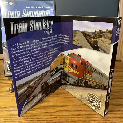 Train Simulator 2013 PC DVD ROM Game W/slip Cover. Clean Disk! | eBay