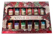 Lefleuria Winter “Scents Of The Season” (12) Essential Aromatherapy Oil Kit NEW