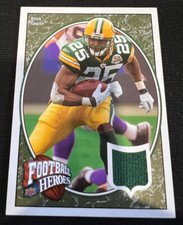 RYAN GRANT Green Bay Packers 2008 UD Football Heroes Game-Used Jersey #88 NFL