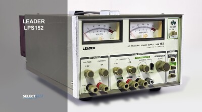 LEADER LPS-152 0-6V / 0-5A & ±25V / 0-1A DC TRACKING POWER SUPPLY (REF.: 821M)