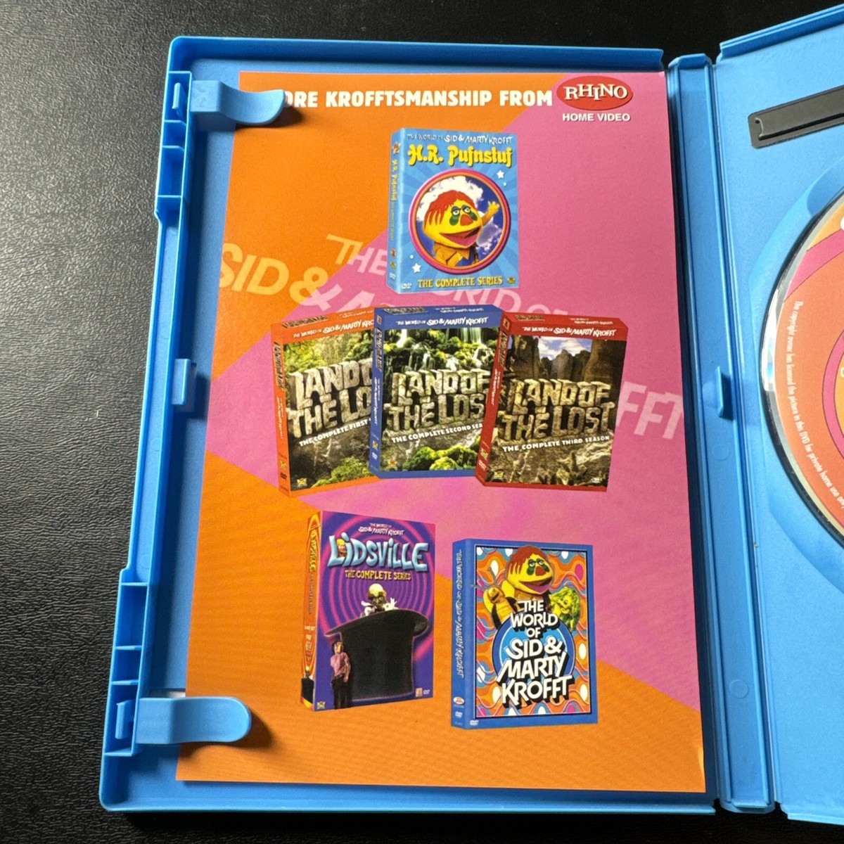 Saturday Morning with Sid and Marty Krofft (DVD, 2005) w/Insert Saturday Morning with Sid and Marty Krofft (DVD, 2005) w/Insert