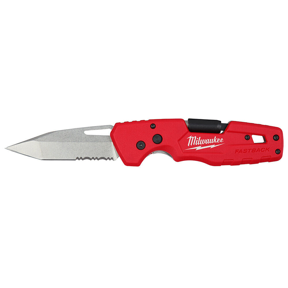 Milwaukee 48-22-1540 Fastback™ 5-In-1 Press & Flip Folding Knife 