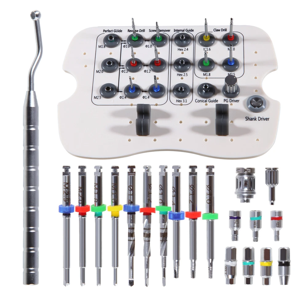 Implante dentário removedor de parafuso quebrado conjunto ferramenta cirúrgica instrumento NeoBiotech OU - Imagem 4 de 4