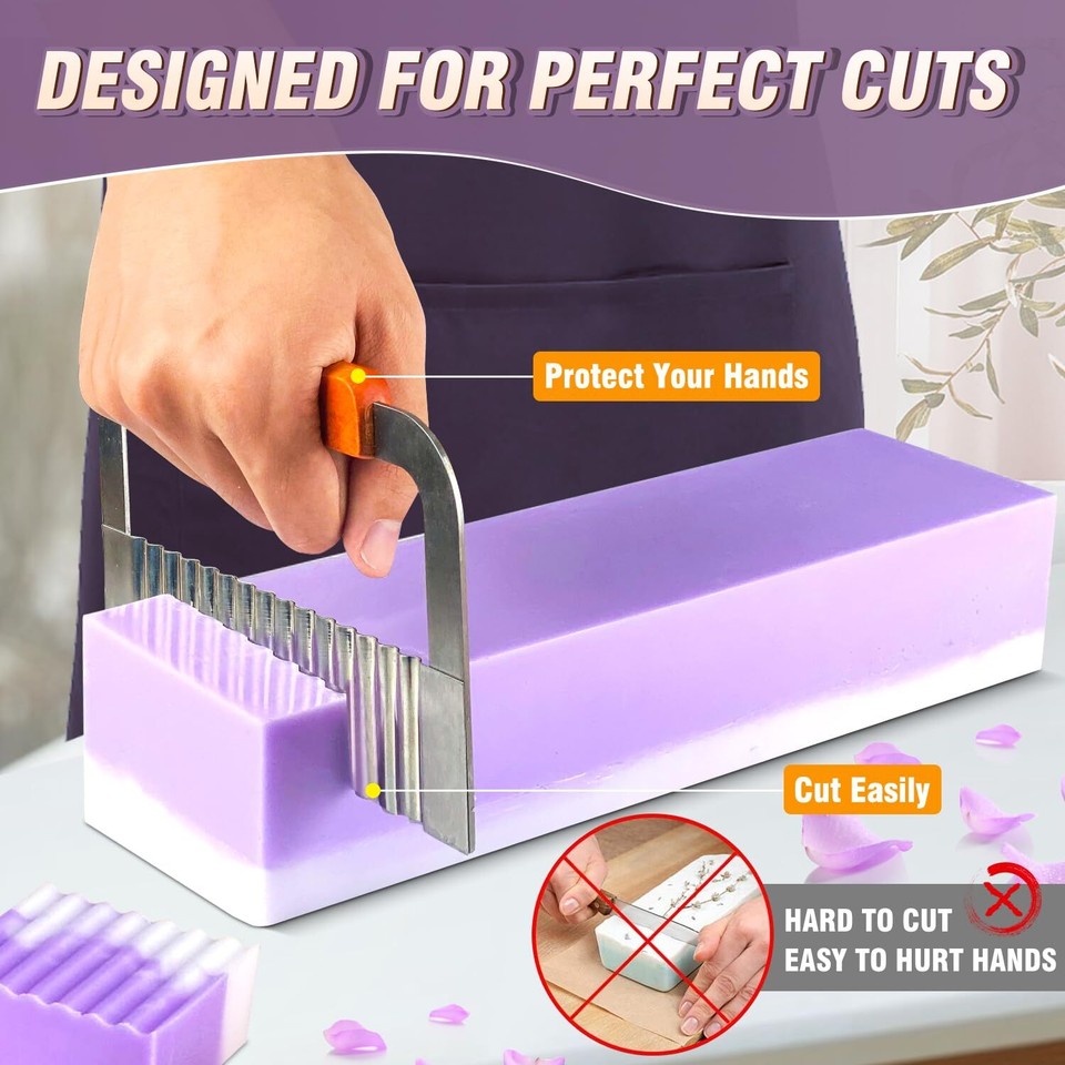 Silicone Soap Mold 2Pcs Flexible Soap molds for soap Making Comes