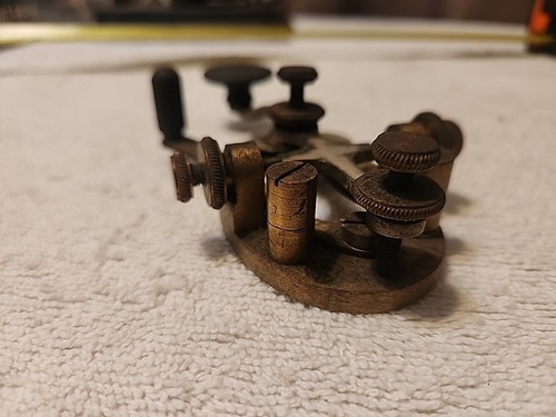 Antique Western Electric Telegraph Key- - Zdjęcie 5 z 13