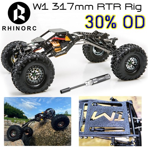 RhinoRC W1 RTR RC Chassis 317mm 1/10 Shafty Crawler Rig VE40A S12 ...