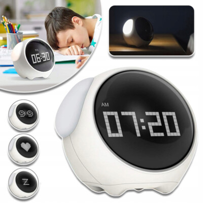 Wake-Up Wecker,Digital Kinderwecker für Mädchen Jungen Kinder Nachtlichter Uhr