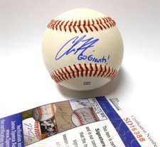 JSA S Debut Chris Shaw Inscribed Signed Autographed Auto Baseball Ball SF Giants