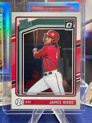 2024 Panini Donruss - Optic Rated Prospects James Wood #187 (RC) - Nats