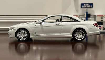 AUTOart Mercedes Benz CL Class (CL Klasse) White 1/18 Scale Model