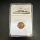 1879 Liberty Gold Quarter Eagle $2.50 NGC AU58 - Rare Coin