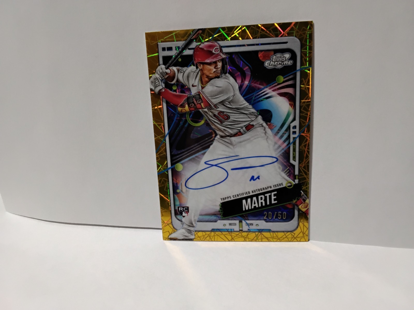2024 TOPPS COSMIC CHROME #CCA-NM NOELVI MARTE 20/50 auto