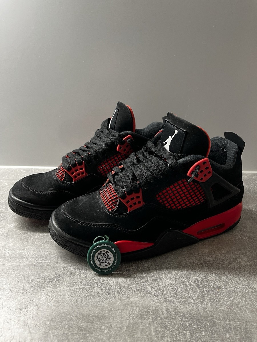 stock x jordan 4 red
