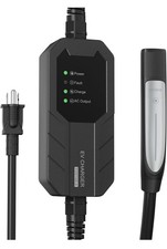 16 Amps Level 1 Tesla Charger, NEMA 5-15 Plug, Portable Electric Car Charger ...