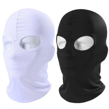 2 Hole Ski Masks Balaclava Wind Cap Full Face Mask UV Protection Motorcycle Hood