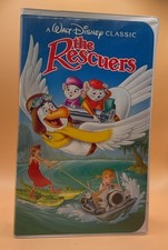 The Rescuers VHS Disney Clamshell Black Diamond Acceptable-G Buy 2 Get 1 