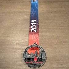 IRONMAN Louisville Kentucky 2015 Finisher Medal w/ Ribbon 10/11/2015
