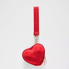 Lululemon Heart Wristlet- Oxford Red