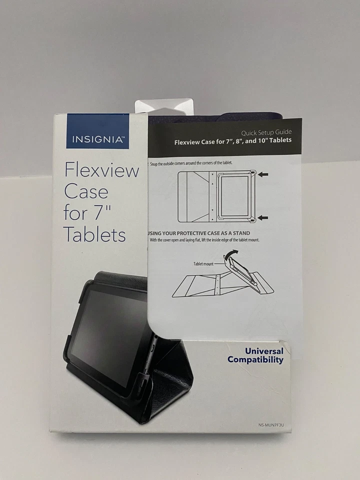 Funda tipo folio Insignia FlexView para tabletas de 7" - púrpura, NS-MUN7F3U, funda para tableta Foto 3 de 4