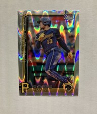 Ke'Bryan Hayes Kebryan 2025 Topps Chrome RayWave Refractor Parallel #196 Pirates