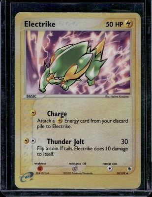 Electrike - Reverse Holo Uncommon Ruby and Sapphire 30/109 HP