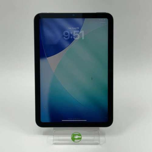 Broken WiFi Only Apple iPad Mini 6th Gen 64GB 26.6 MK7M3LL/A Damaged Glass