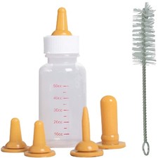 Pet Nursing Bottle, Nursing Bottle Kits, Nipple Cat Feeding Bottle for Newbor...
